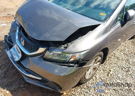 2013 Honda Civic Lx z USA, uszkodzony, nr VIN 2HGFB2F53DH596792